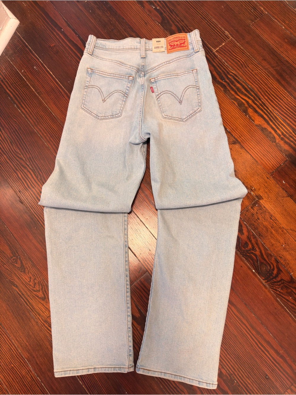 Levi’s Woman’s Ribcage High Rise Straight Leg Jeans 28X32 $75.00 NWT - Picture 5 of 11